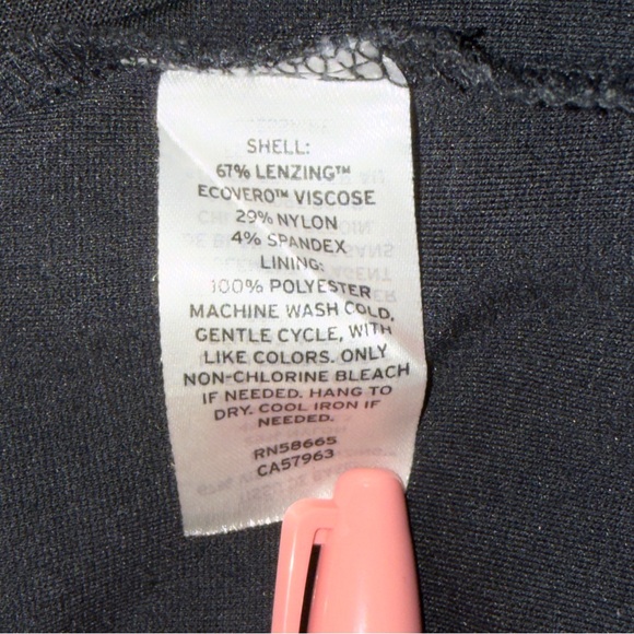 Halogen Elegant Black Pencil Skirt #196 - Picture 4 of 5